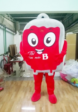 Mascot mo hình  tui máu