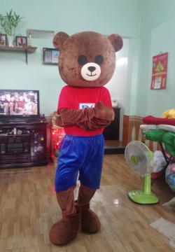 Mascot Gấu Brown