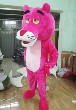 Mascot linh vật Báo Hồng