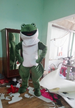 Mascot linh vật ếch Xanh