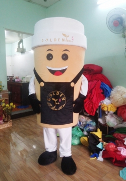 Mascot ly trà sửa
