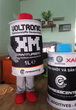 Mascot mô hình chai nhớt