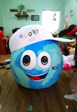 Mascot Qủa Địa Cầu