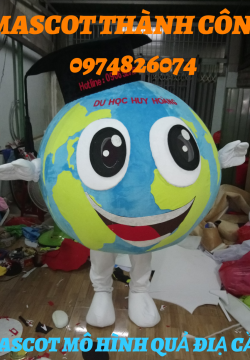 Mascot mô hình Qủa Địa Cầu