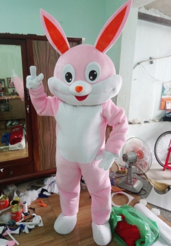 May Mascot linh vật - mascot thỏ 
