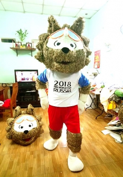 Mascot linh vật Zabivaka World 2018