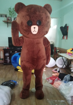 Mascot Gấu Brown