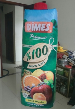 MASCOT MÔ HÌNH CHAI NƯỚC ÉP