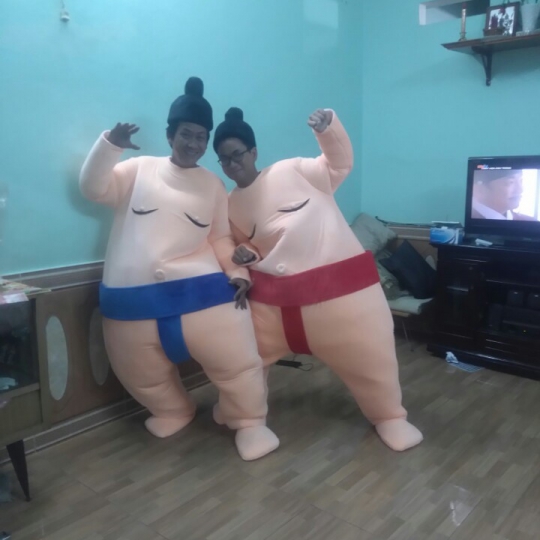 MASCOT LINH VẬT BIỂU TƯỢNG ĐÔ VẬT  SUMO
