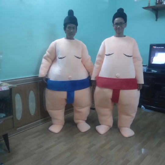MASCOT LINH VẬT BIỂU TƯỢNG ĐÔ VẬT  SUMO