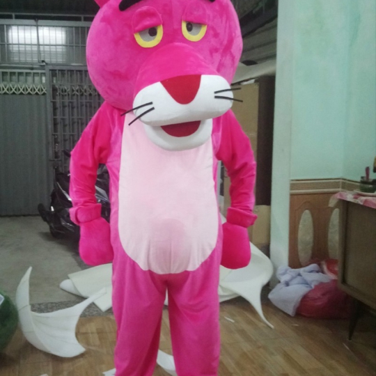 Mascot linh vật Báo Hồng