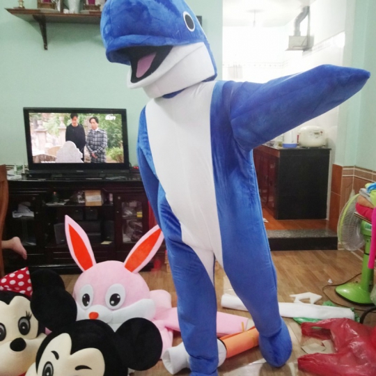 Mascot Cá Heo - maymascot linh vật