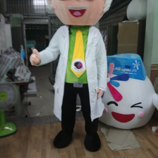 Mascot linh vật Hình Người Nhà Khoa Học