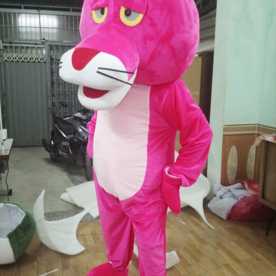 Mascot linh vật Báo Hồng