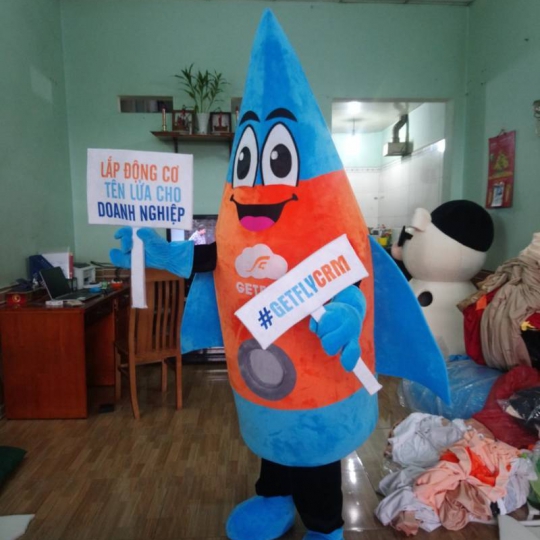 Mascot mô hình Tên Lửa