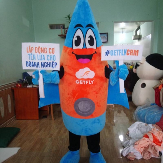 Mascot mô hình Tên Lửa