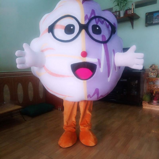 Mascot mô hình nảo trái nảo phải