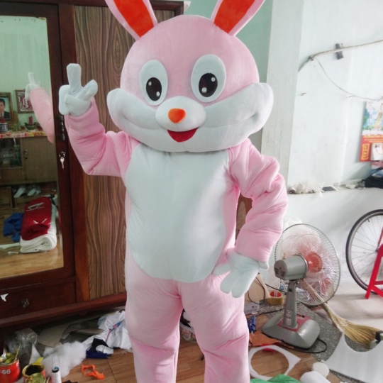 May Mascot linh vật - mascot thỏ 