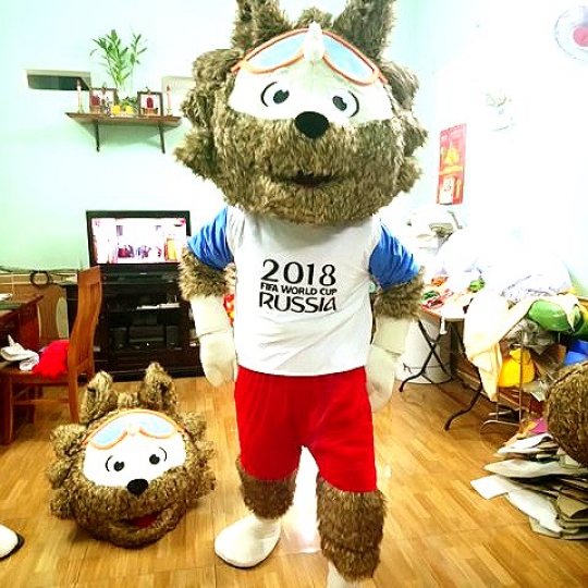 Mascot linh vật Zabivaka World 2018