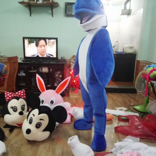 Mascot Cá Heo - maymascot linh vật