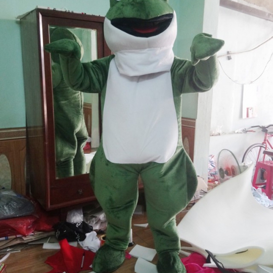 Mascot linh vật ếch Xanh