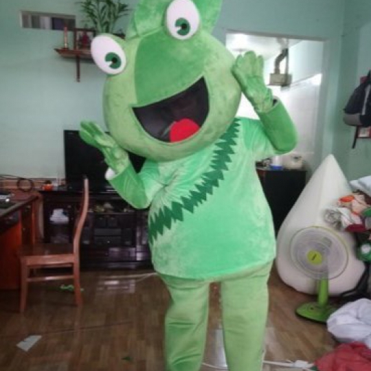 Mascot con ếch