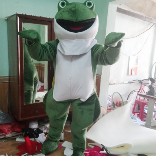 Mascot linh vật ếch Xanh