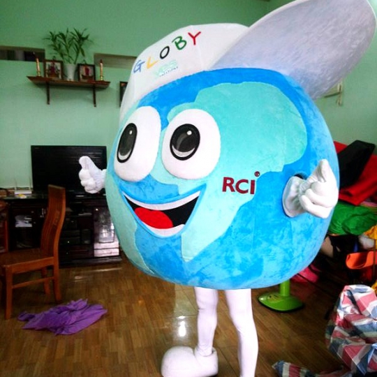 Mascot Qủa Địa Cầu
