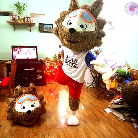 Mascot linh vật Zabivaka World 2018