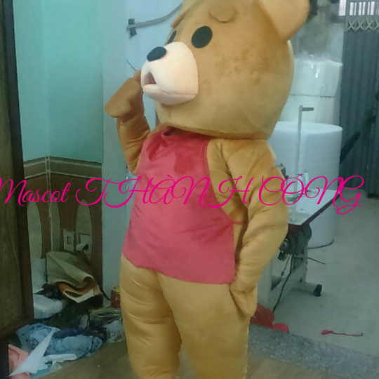 Mascot Linh vật Gấu teddy