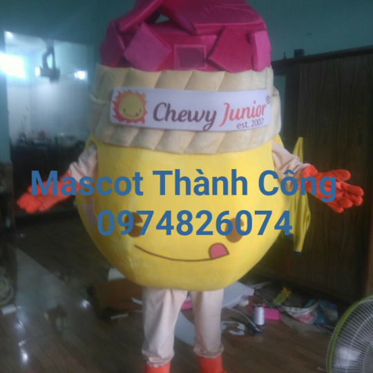Mascot mô hình,Bánh Su Kem chewy  junior