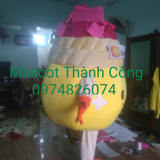 Mascot mô hình,Bánh Su Kem chewy  junior