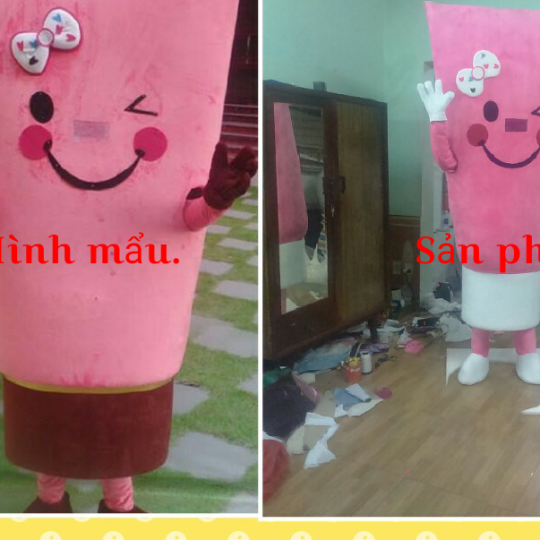 Mascot Mô hình típ kem