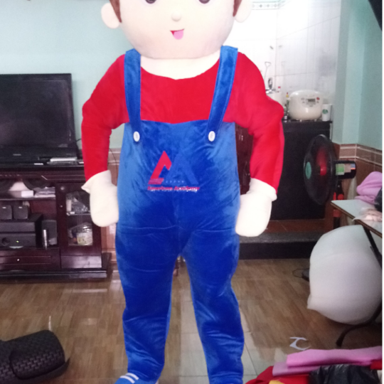 Mascot linh vật Hình Người em Bé trai