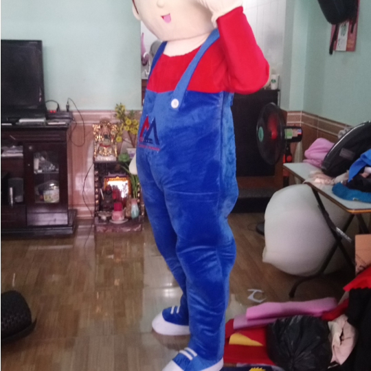 Mascot linh vật Hình Người em Bé trai