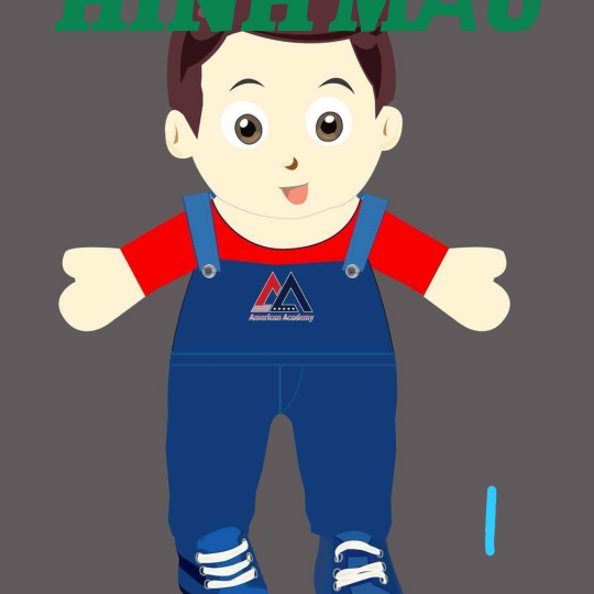 Mascot linh vật Hình Người em Bé trai