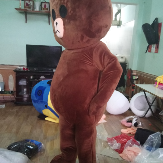 Mascot Gấu Brown