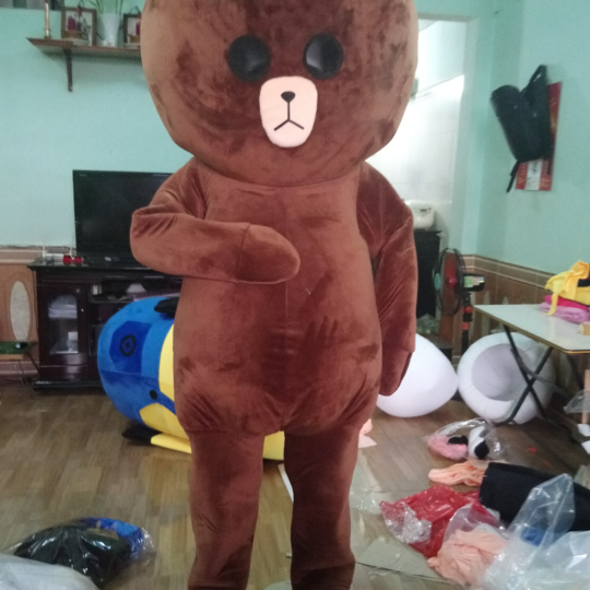 Mascot Gấu Brown
