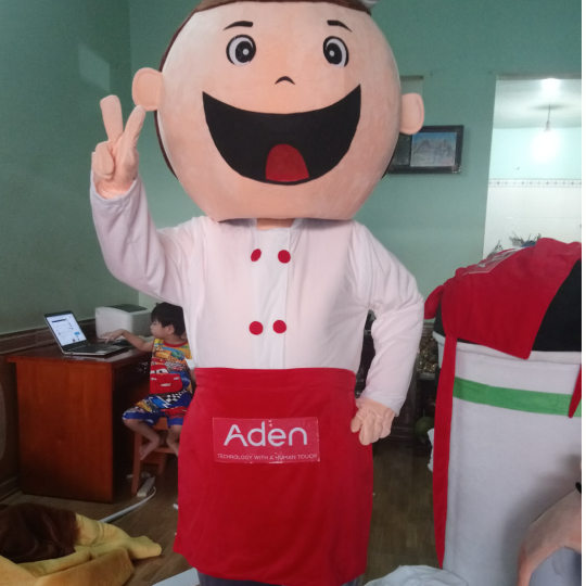 Mascot Đầu Bếp Aden