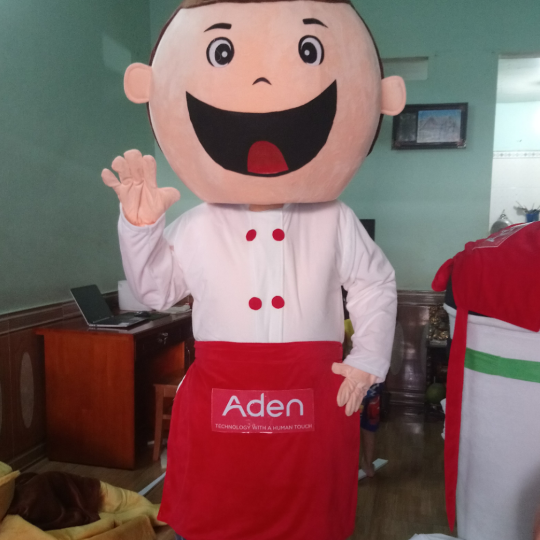 Mascot Đầu Bếp Aden
