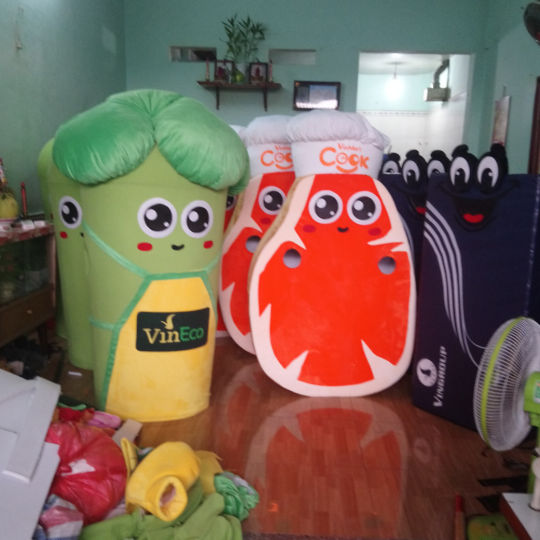 Mascot Rau củ 